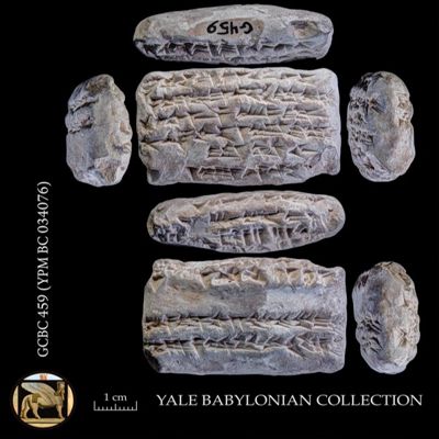 Tablet. Withdrawals of dates by PNs. Neo-Babylonian. Clay.; YPM BC 034076