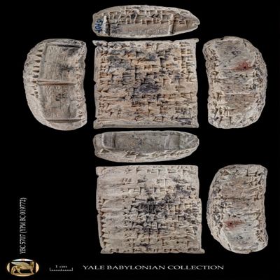 Tablet and case. Record concerning barley. Old Babylonian. Clay. Witnessed.; YPM BC 019772