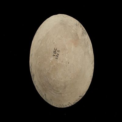 Incantation bowl. Nuber of lines: interior 8, exterior 1. Sasanian. Clay.; YPM BC 016957