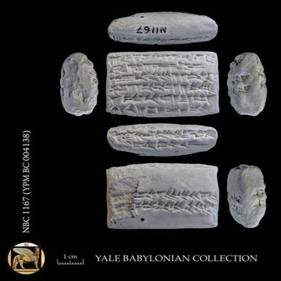 Tablet. Withdrawals of silver for various purposes. Neo-Babylonian. Clay.; YPM BC 004138
