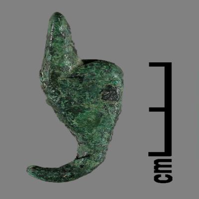 Hook(?). Hook(?). Bronze.; YPM BC 031170