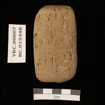 Tablet. Transfer of guru$. Ur III. Clay.; YPM BC 015348