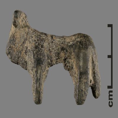 Figurine. Bovine. Bronze.; YPM BC 031138