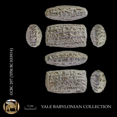 Tablet. Withdrawals of silver by PNs for various purposes. Neo-Babylonian. Clay.; YPM BC 033914