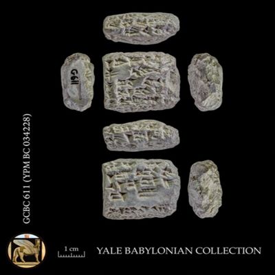 Tablet. Withdrawals of beer by PNs. Neo-Babylonian. Clay.; YPM BC 034228