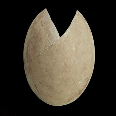 Bowl. Incantation bowl. Sasanian. Clay.; YPM BC 002607