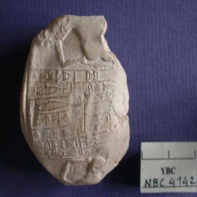 Bulla. Bulla. Sargonic. Clay.; YPM BC 007117