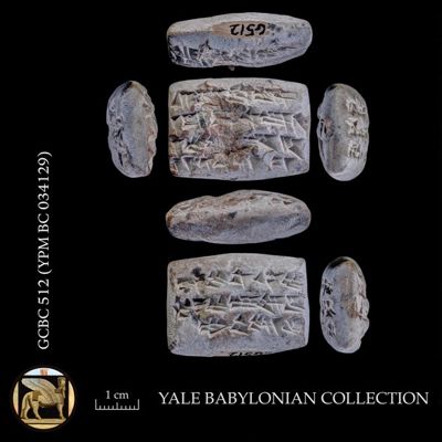 Tablet. Withdrawal of silver, the price of gold. Neo-Babylonian. Clay.; YPM BC 034129