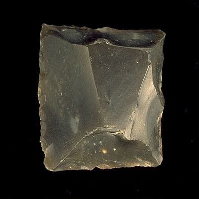 <bdi class="metadata-value">1 Gun flint, 1.1/4' square, presented by George Adsit at Lower Post, BC, this is trade object, N Athapaskan; YPM ANT 058347</bdi>