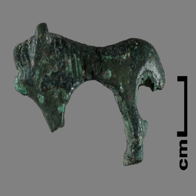 Figurine. Lion. Bronze.; YPM BC 031162