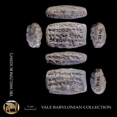 Tablet. Withdrawal of wool by PN. Neo-Babylonian. Clay.; YPM BC 023547